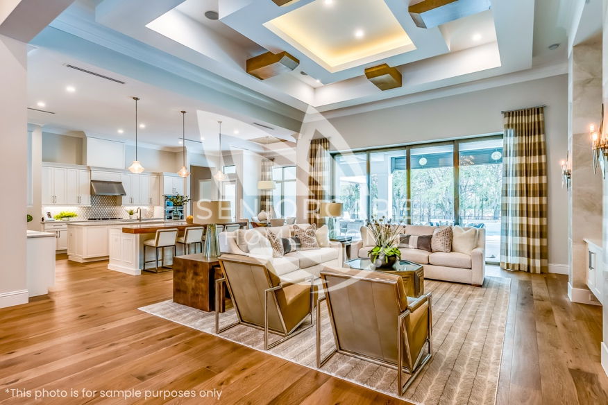 A Large and Spacious Modern Assisted Living Great Room