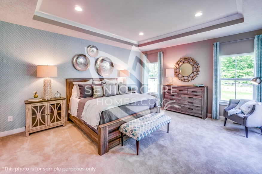 A Modern, Fully Furnished Private Bedroom in an Assisted Living Care Home